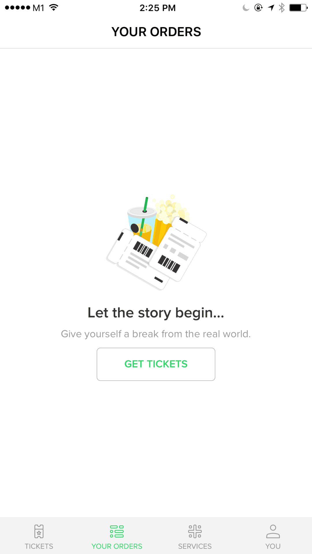 Screenshot of No orders in HonestBee for iOS